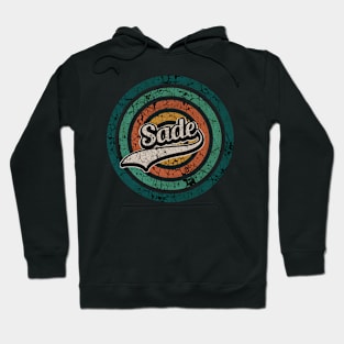 Sade // Retro Circle Crack Vintage Hoodie